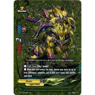 Image for First Tribulation, Gold Lion of Nemea (PP01/0029EN) (PP01) - Future Card BuddyFight