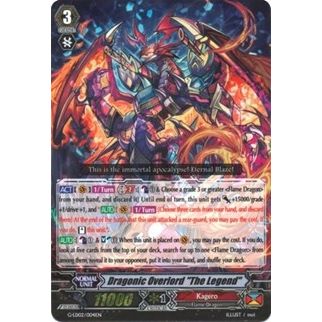 Image for Dragonic Overlord "The Legend" (RRR Foil) (G-LD02/004EN) (G-LD02) - Cardfight Vanguard