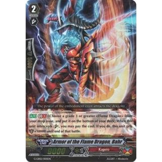 Image for Armor of the Flame Dragon, Bahr (RRR Foil) (G-LD02/005EN) (G-LD02) - Cardfight Vanguard