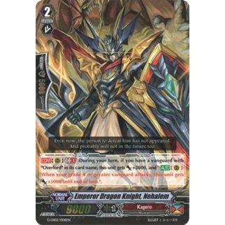 Image for Emperor Dragon Knight, Nehalem (RRR Foil) (G-LD02/006EN) (G-LD02) - Cardfight Vanguard