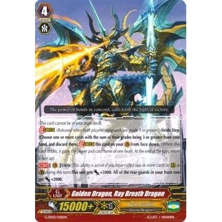Image for Golden Dragon, Ray Breath Dragon (G-SD02/001EN) (G-SD02) - Cardfight Vanguard