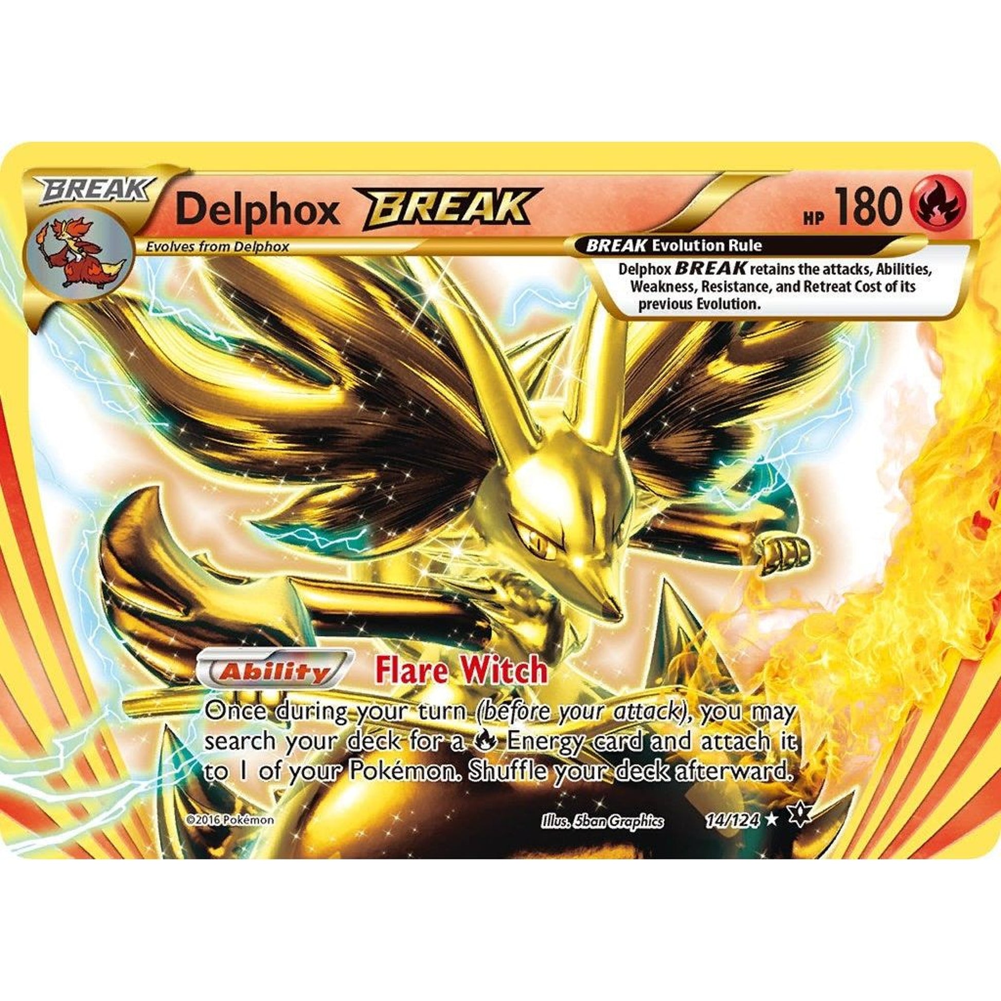 Image for Delphox BREAK (14/124) (FCO) - Pokemon