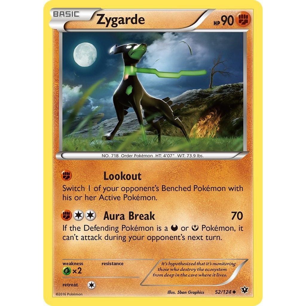 Image for Zygarde (52) (52/124) (FCO) - Pokemon