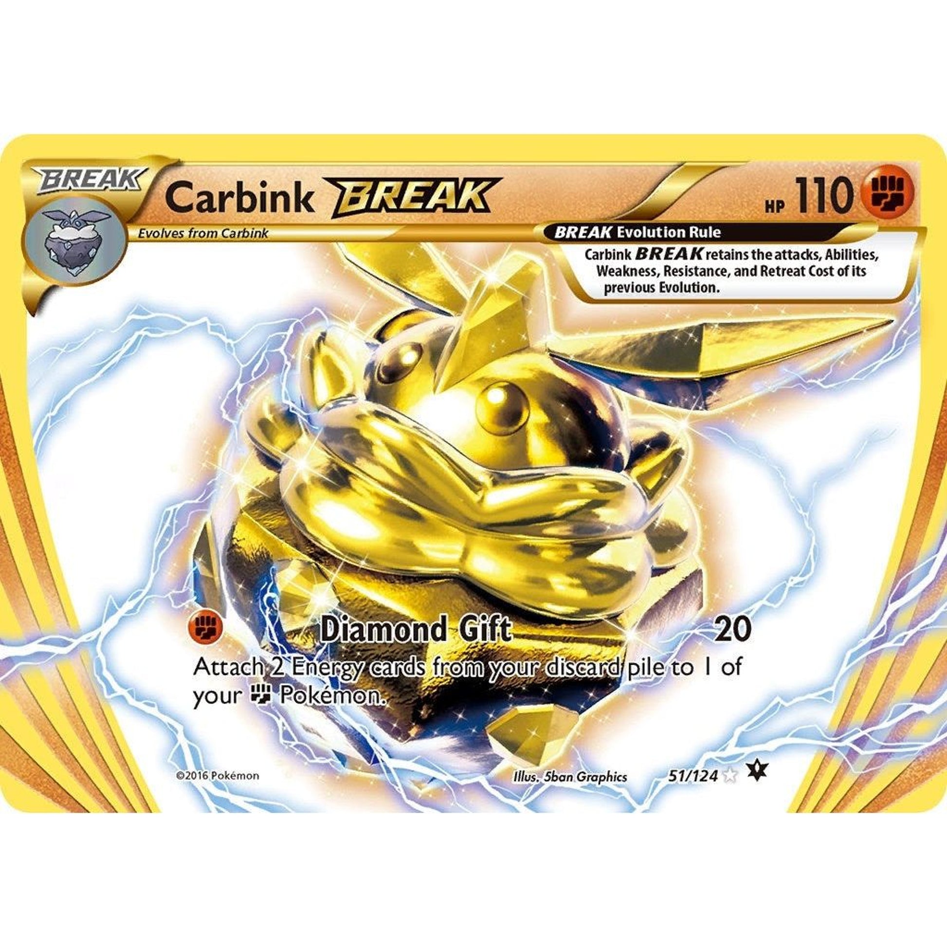 Image for Carbink BREAK (51/124) (FCO) - Pokemon