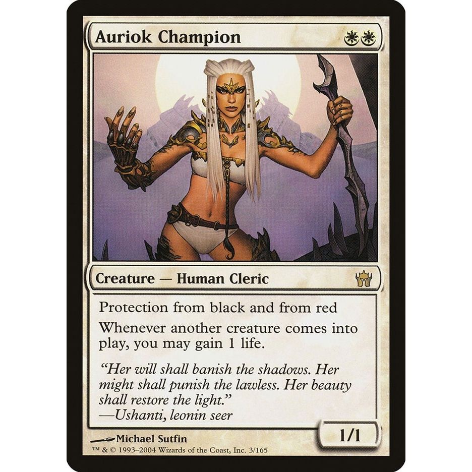 Image for Auriok Champion (3) (5DN) - Magic: The Gathering