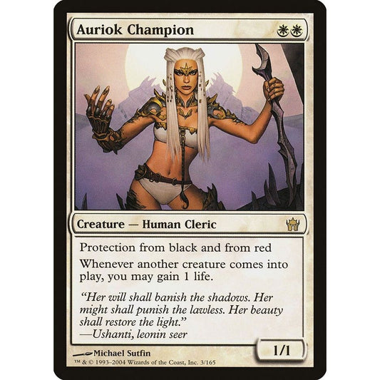 Image for Auriok Champion (3) (5DN) - Magic: The Gathering