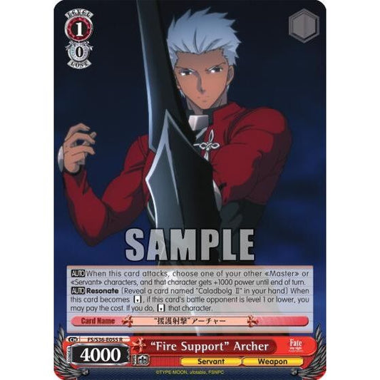 Image for "Fire Support" Archer (FS/S36-E055 R) (FS/S36) - Weiss Schwarz