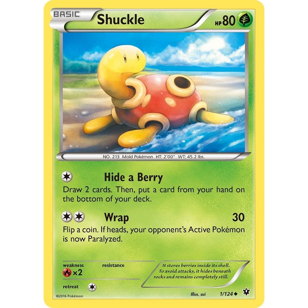 Image for Shuckle (1/124) (FCO) - Pokemon