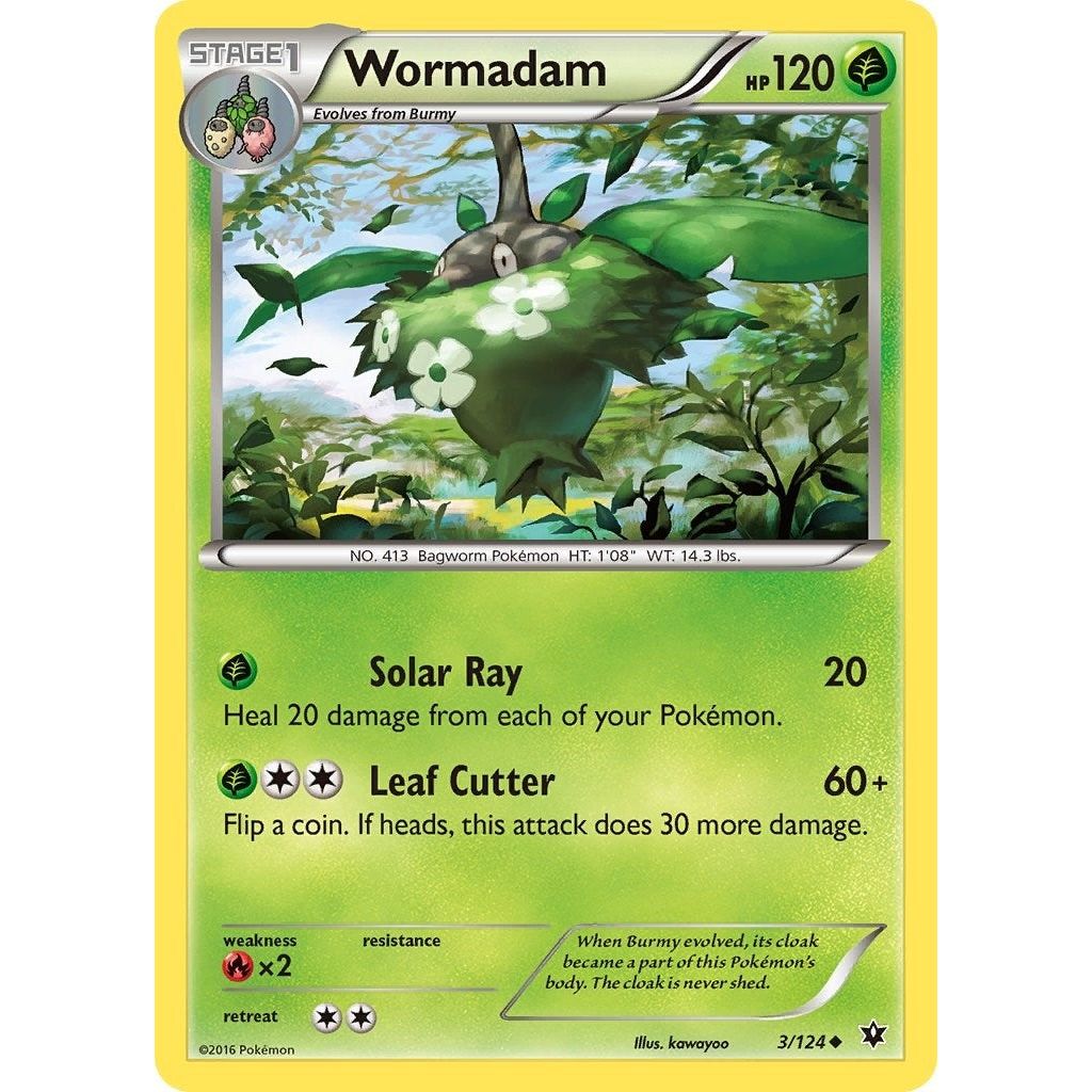 Image for Wormadam (3) (3/124) (FCO) - Pokemon