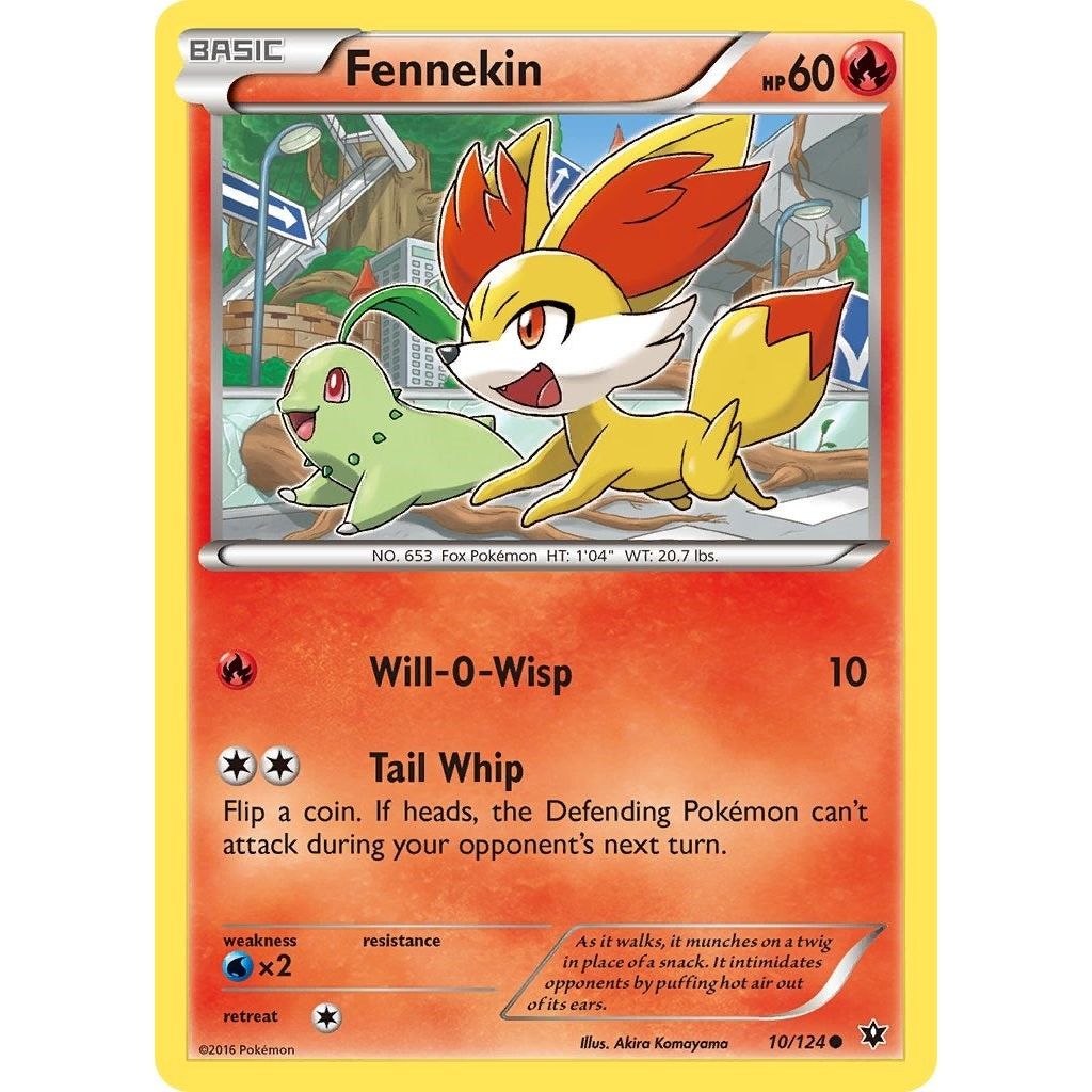 Image for Fennekin (10) (10/124) (FCO) - Pokemon