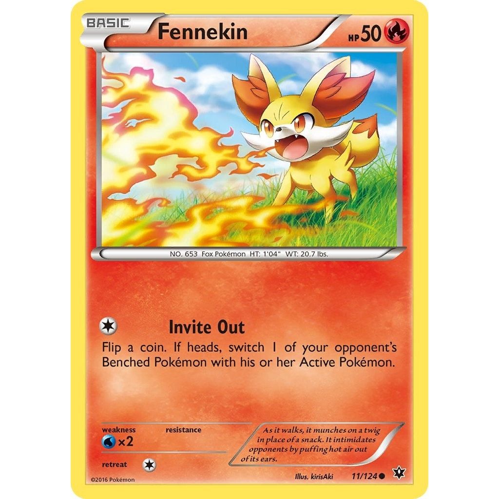 Image for Fennekin (11) (11/124) (FCO) - Pokemon