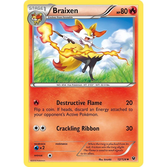 Image for Braixen (12/124) (FCO) - Pokemon