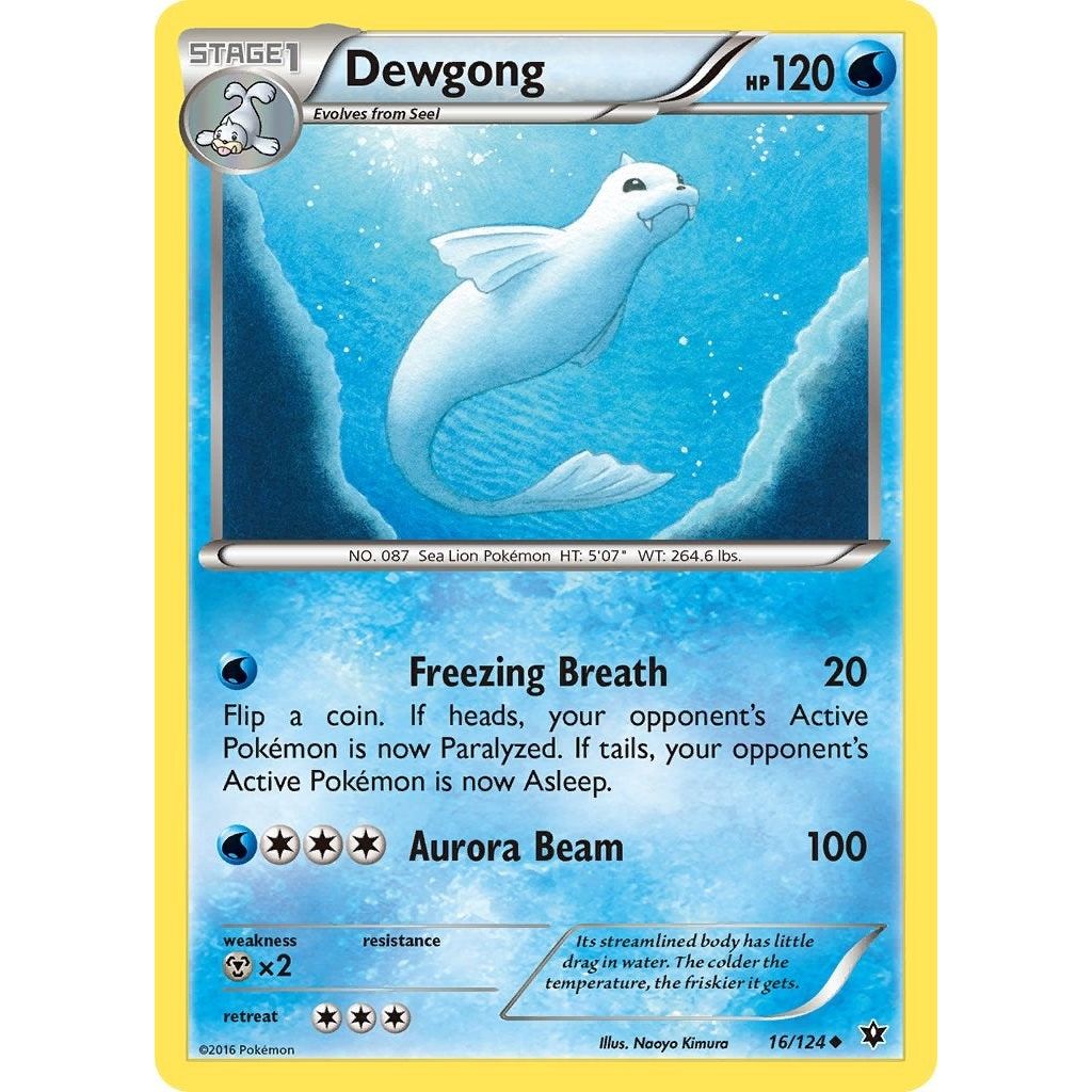 Image for Dewgong (16/124) (FCO) - Pokemon