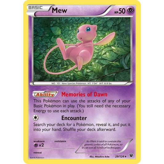 Image for Mew (29/124) (FCO) - Pokemon