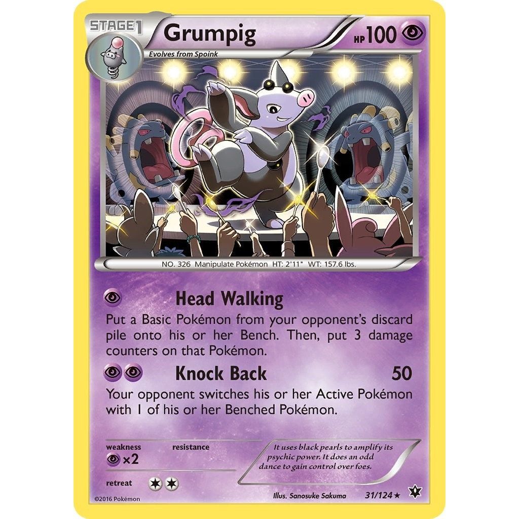 Image for Grumpig (31/124) (FCO) - Pokemon