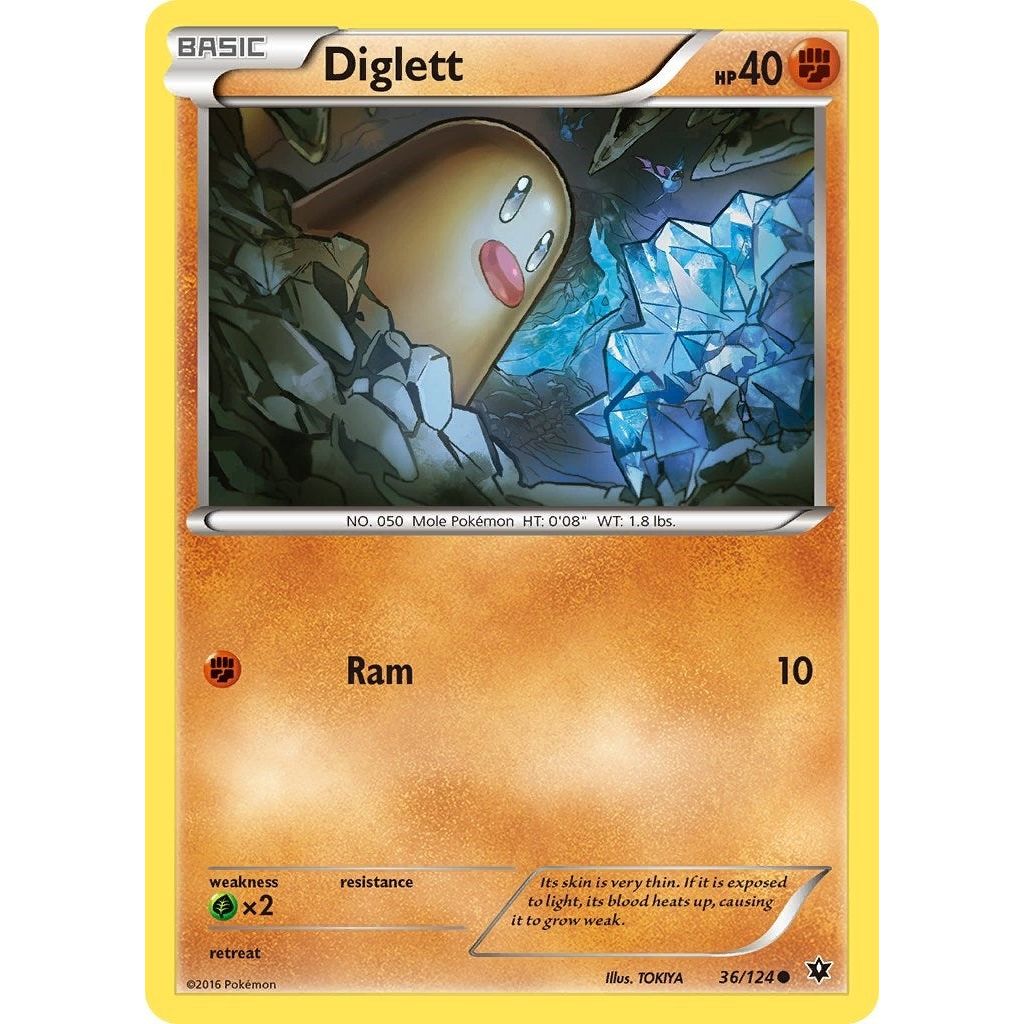 Image for Diglett (36/124) (FCO) - Pokemon