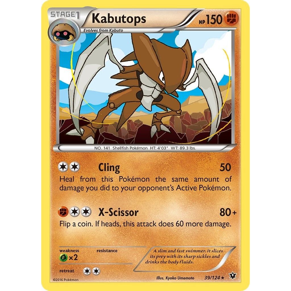 Image for Kabutops (39/124) (FCO) - Pokemon