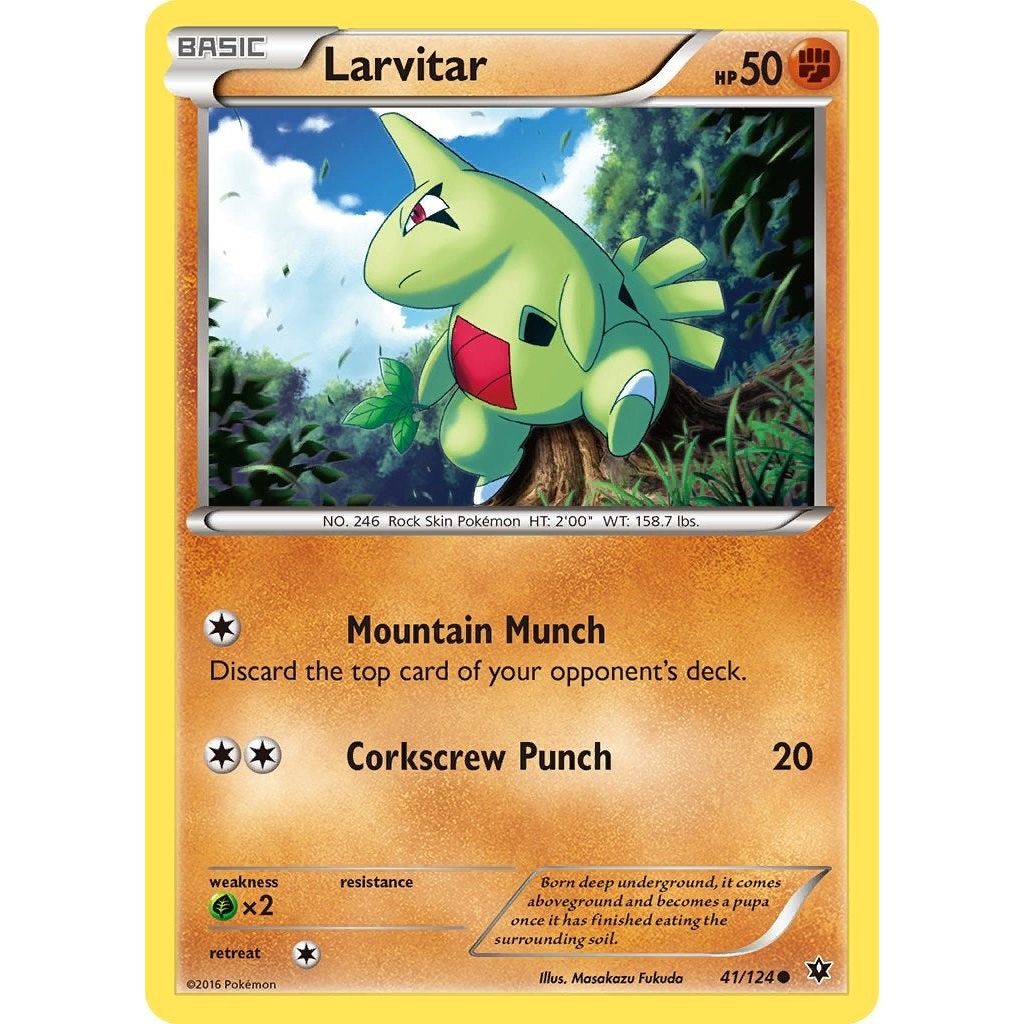 Image for Larvitar (41) (41/124) (FCO) - Pokemon