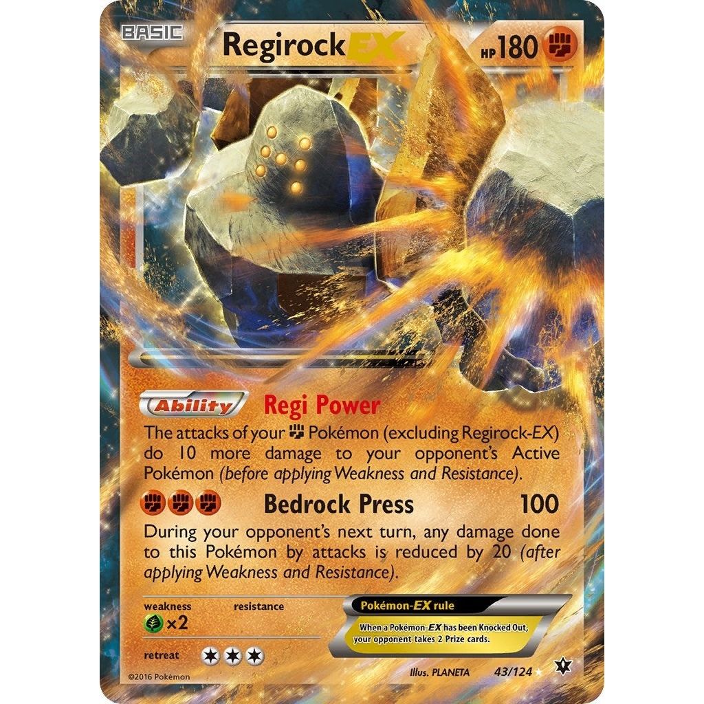 Image for Regirock EX (43/124) (FCO) - Pokemon