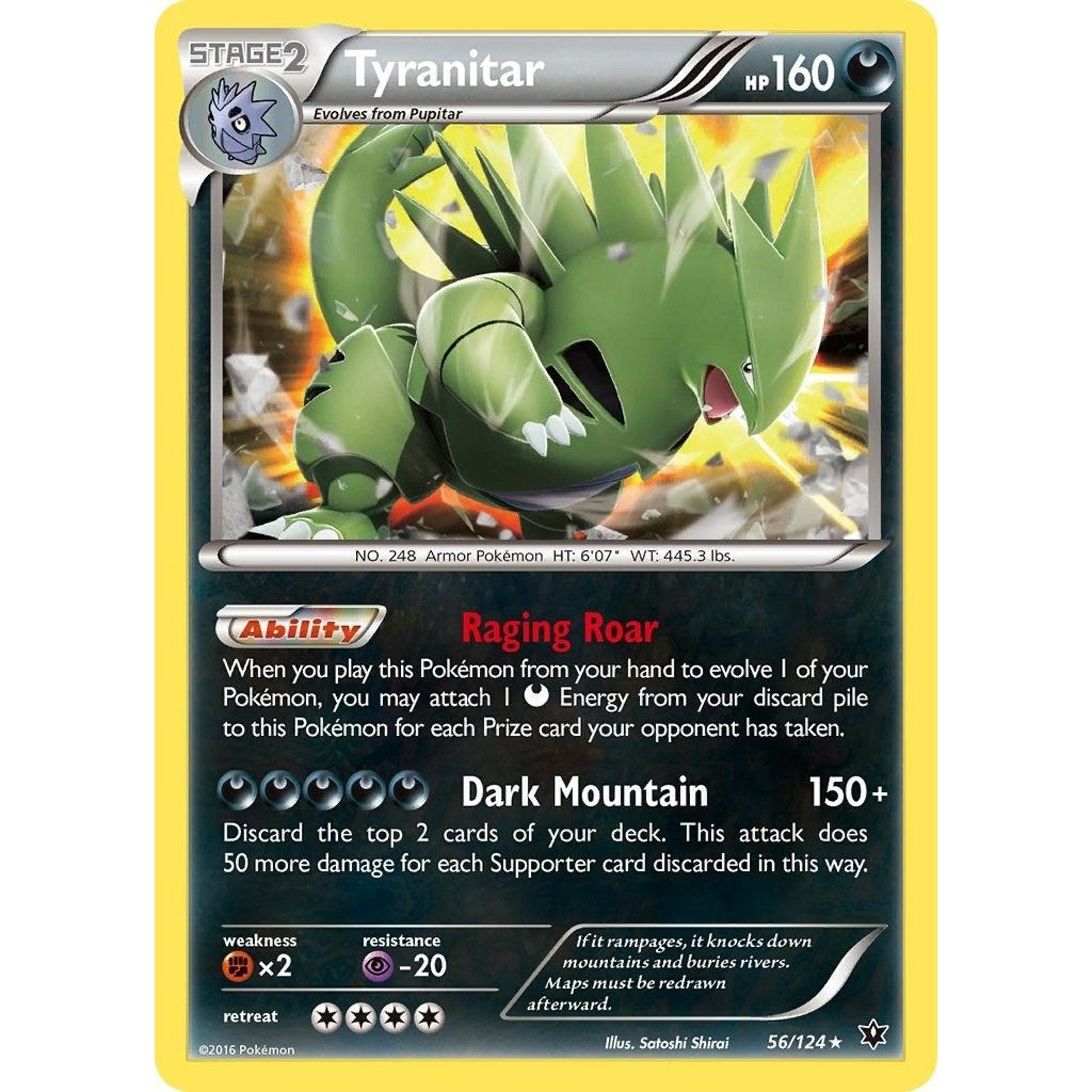 Image for Tyranitar (56/124) (FCO) - Pokemon