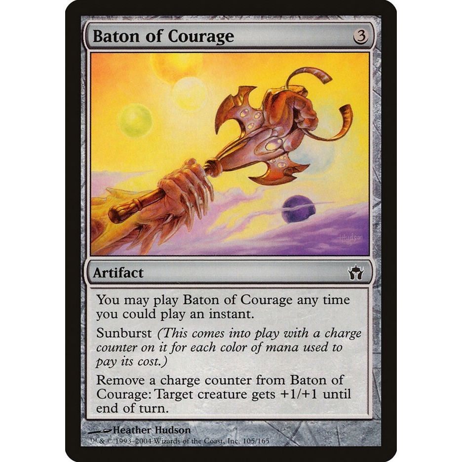 Image for Baton of Courage (105) (5DN) - Magic: The Gathering