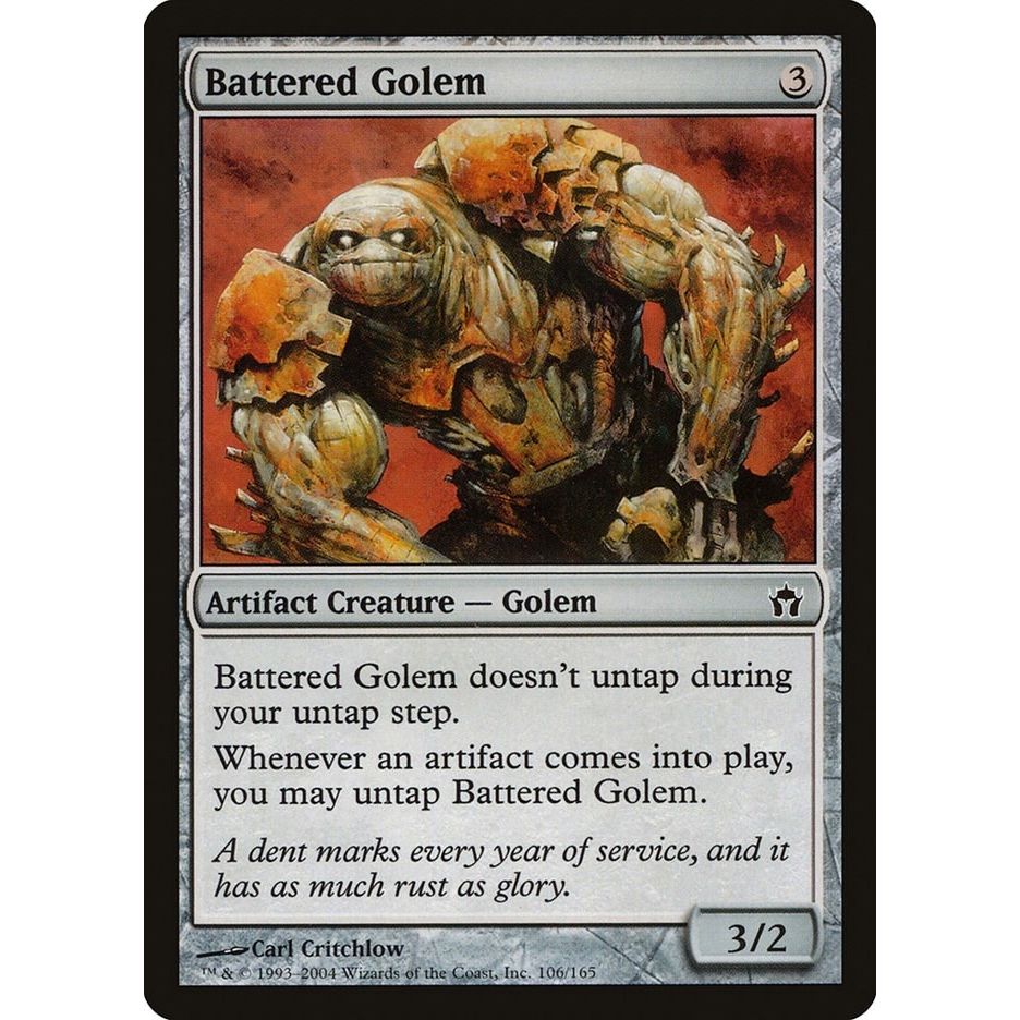 Image for Battered Golem (106) (5DN) - Magic: The Gathering