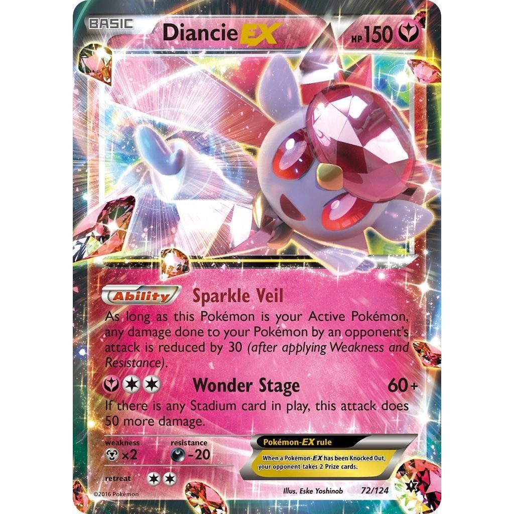Image for Diancie EX (72/124) (FCO) - Pokemon