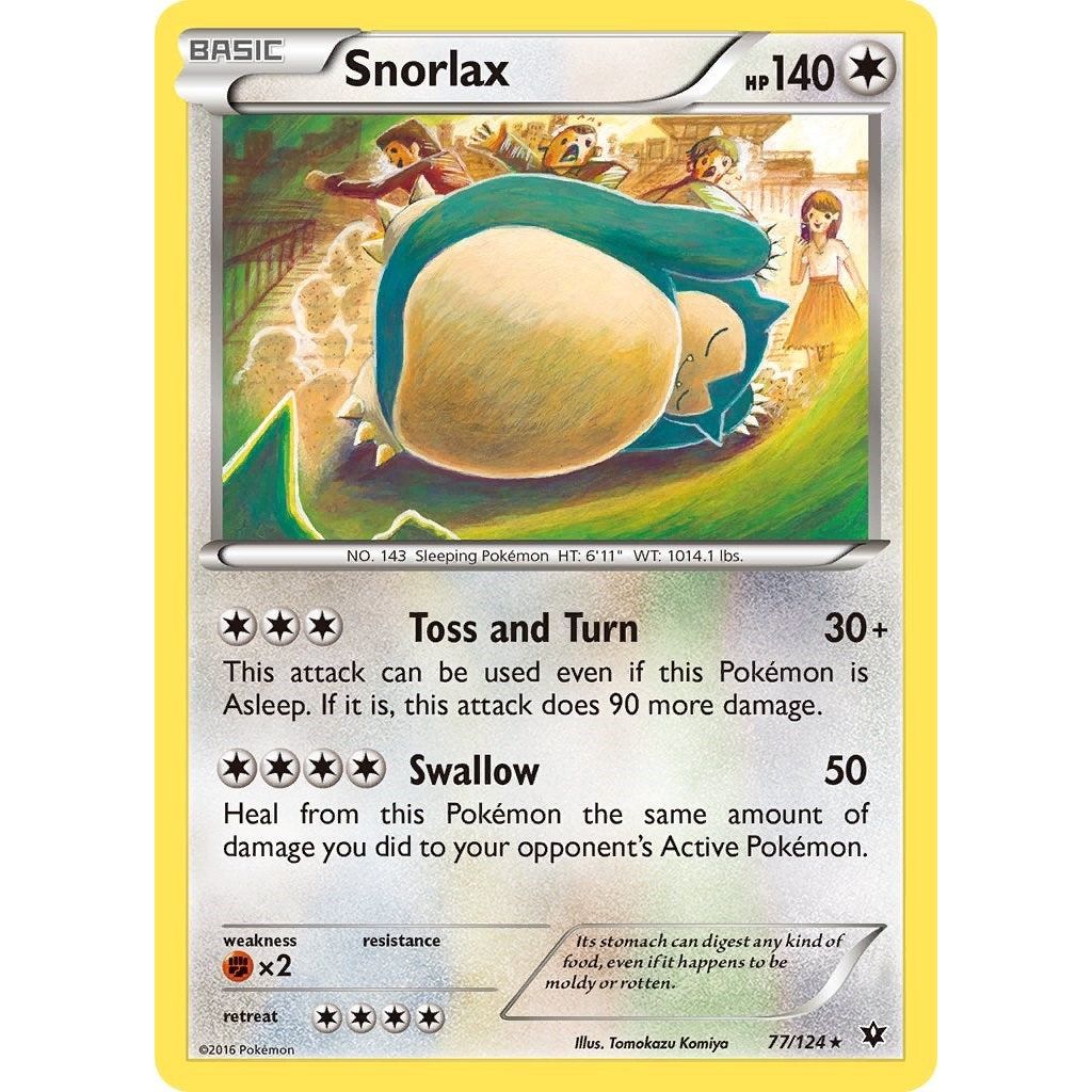 Image for Snorlax (77/124) (FCO) - Pokemon