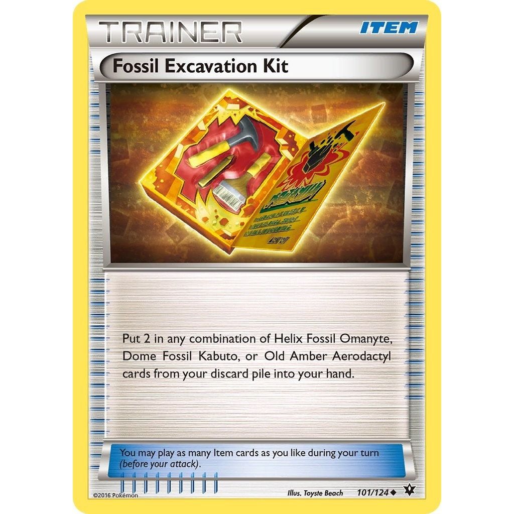 Image for Fossil Excavation Kit (101/124) (FCO) - Pokemon