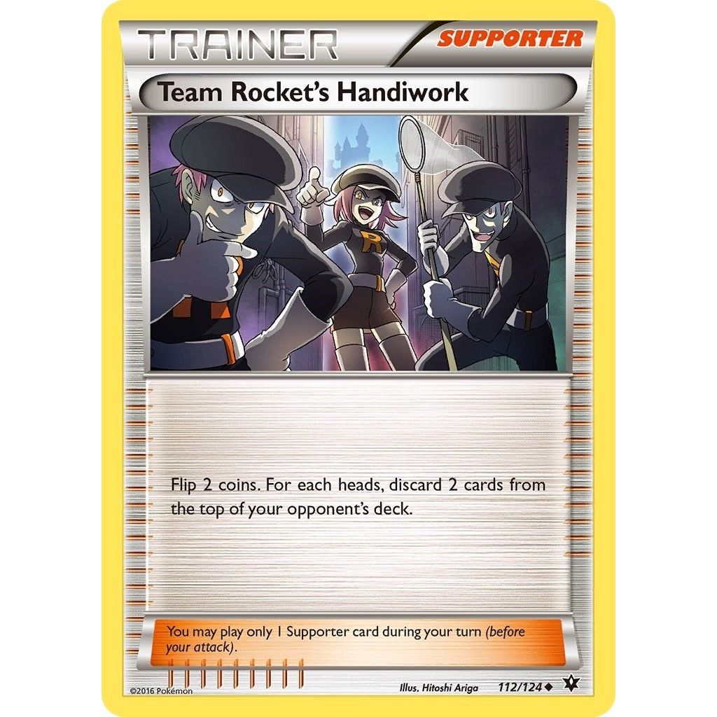 Image for Team Rocket's Handiwork (112/124) (FCO) - Pokemon