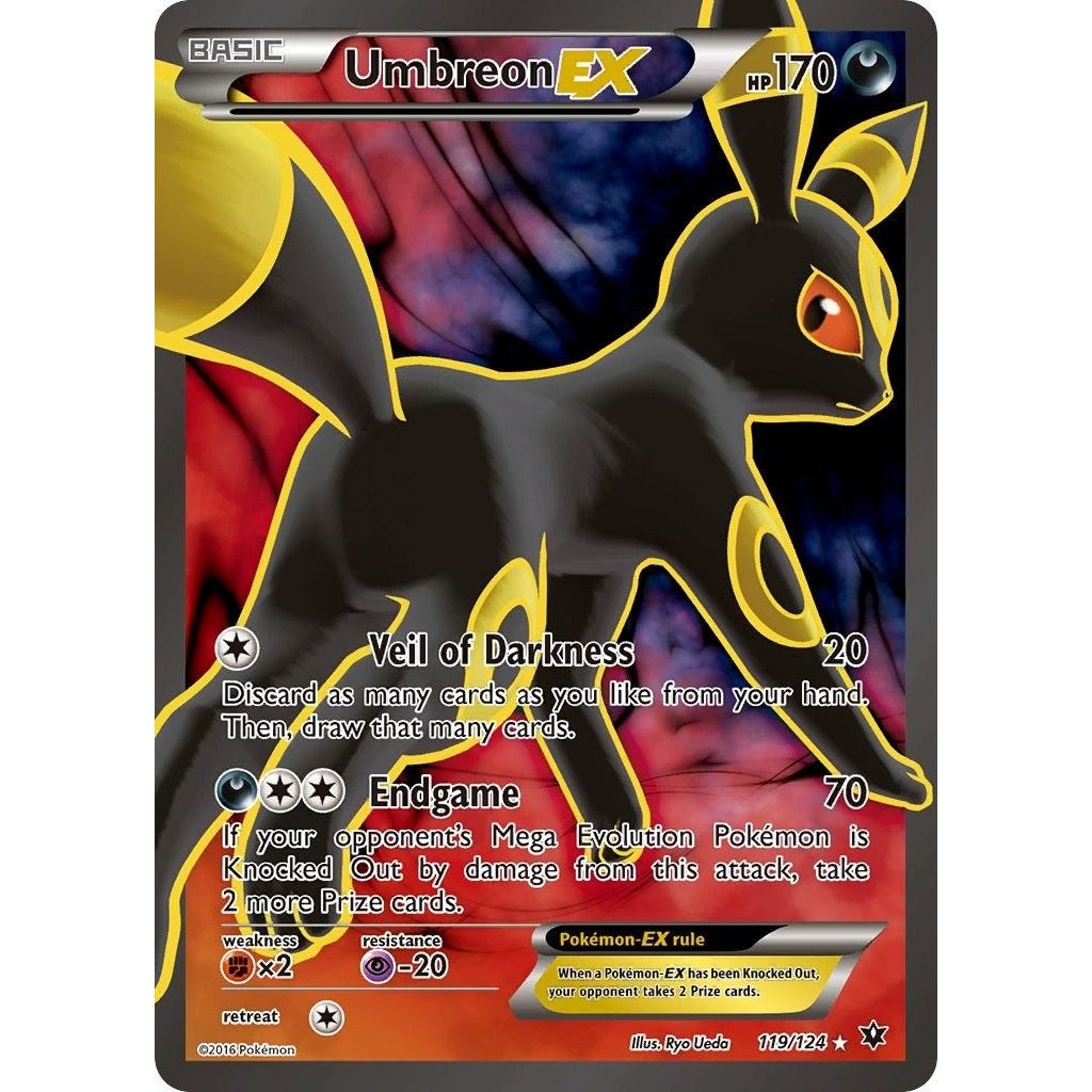 Image for Umbreon EX (Full Art) (119/124) (FCO) - Pokemon