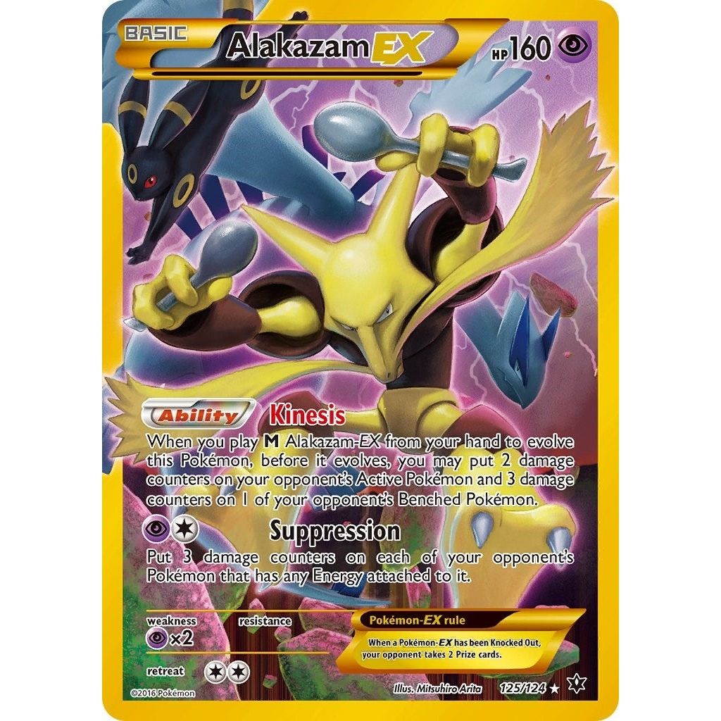Image for Alakazam EX (Secret) (125/124) (FCO) - Pokemon