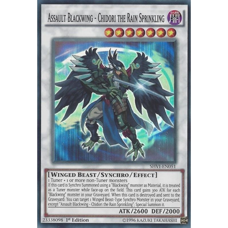 Image for Assault Blackwing - Chidori the Rain Sprinkling (SHVI-EN051) (SHVI) - YuGiOh