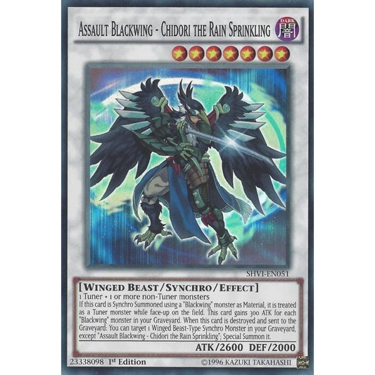 Image for Assault Blackwing - Chidori the Rain Sprinkling (SHVI-EN051) (SHVI) - YuGiOh