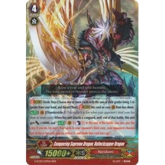 Image for Conquering Supreme Dragon, Voltechzapper Dragon (G-FC03/017EN) (G-FC03) - Cardfight Vanguard
