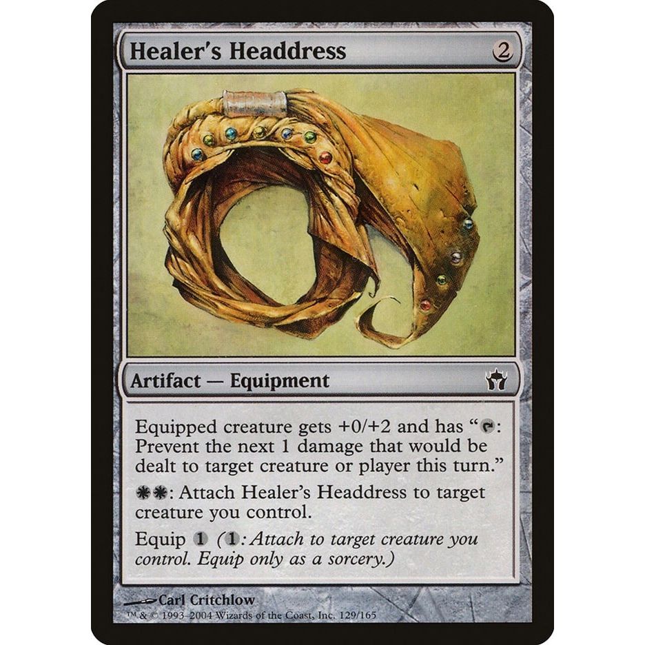 Image for Healer's Headdress (129) (5DN) - Magic: The Gathering