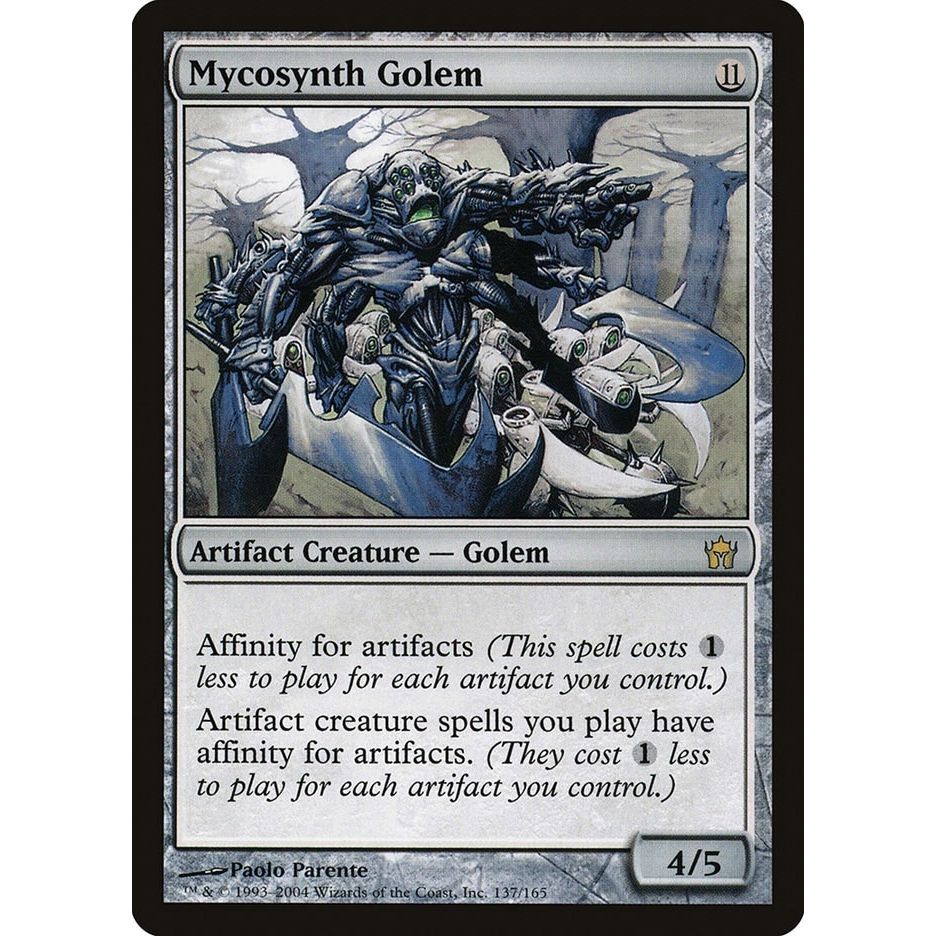Image for Mycosynth Golem (137) (5DN) - Magic: The Gathering