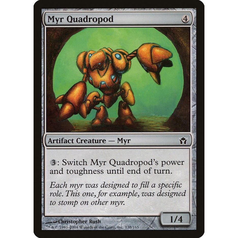 Image for Myr Quadropod (138) (5DN) - Magic: The Gathering