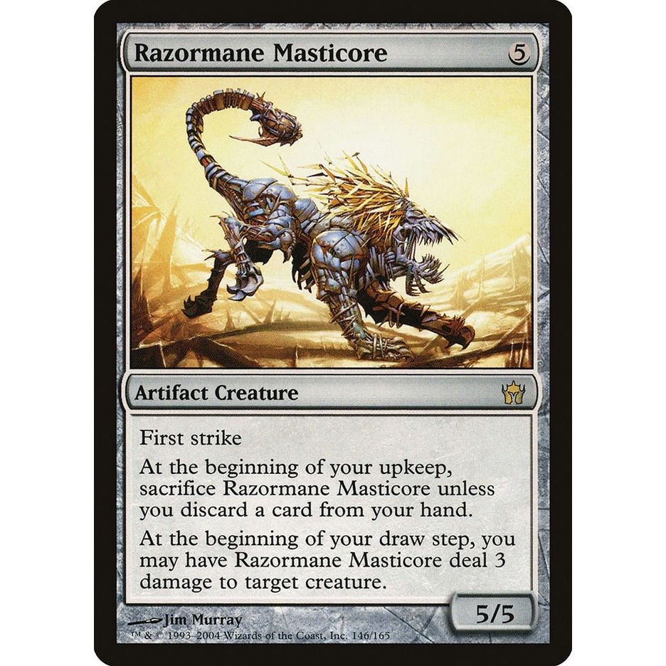 Image for Razormane Masticore (146) (5DN) - Magic: The Gathering