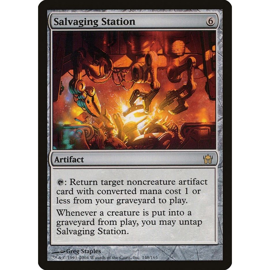 Image for Salvaging Station (148) (5DN) - Magic: The Gathering