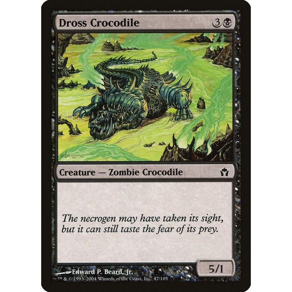 Image for Dross Crocodile (47) (5DN) - Magic: The Gathering