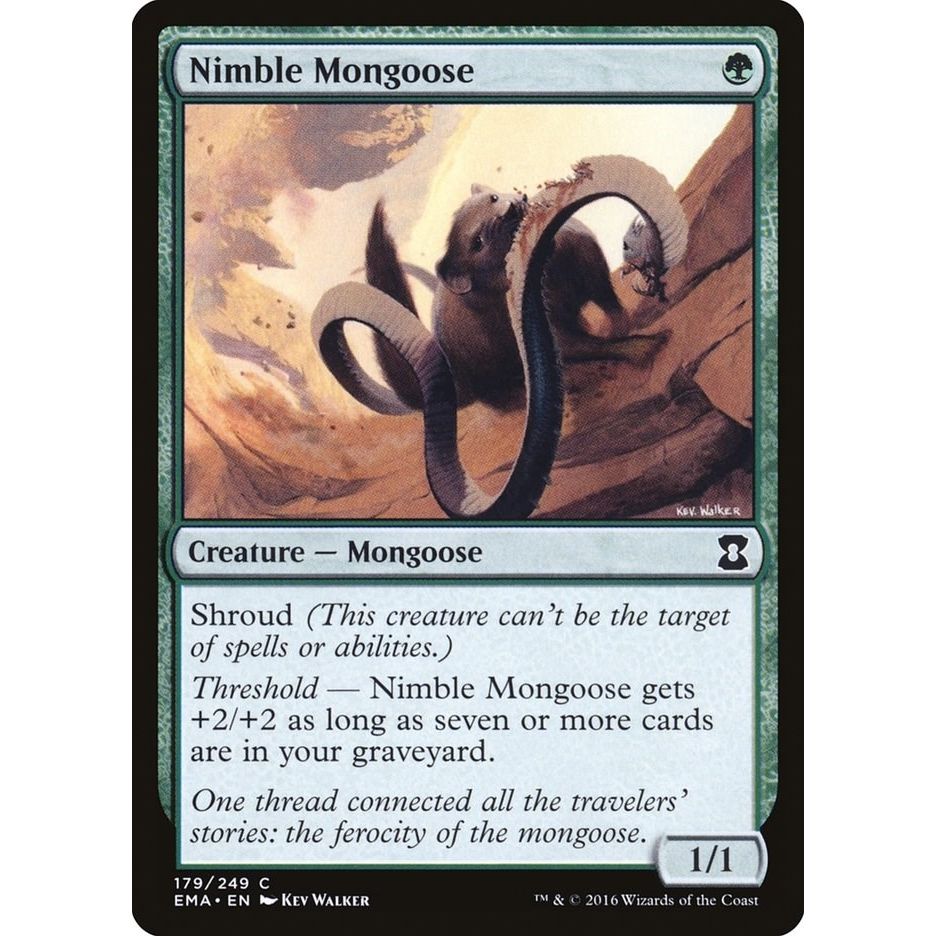 Image for Nimble Mongoose (179) (EMA) - Magic: The Gathering
