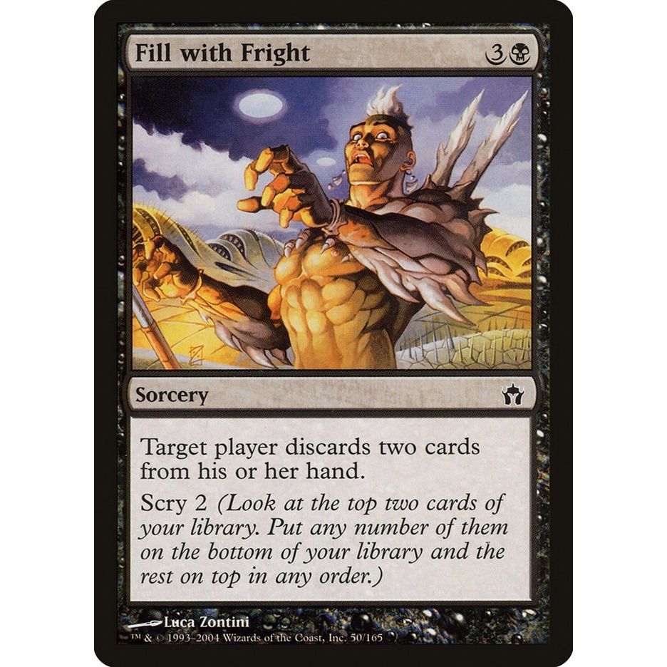 Image for Fill with Fright (50) (5DN) - Magic: The Gathering