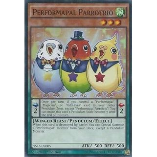 Image for Performapal Parrotrio (YS16-EN005) (YS16) - YuGiOh