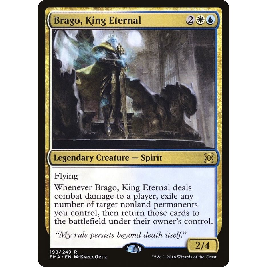 Image for Brago, King Eternal (198) (EMA) - Magic: The Gathering