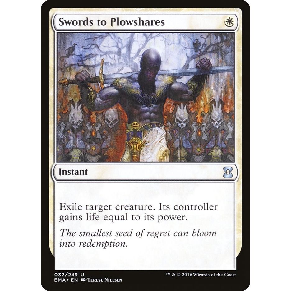 Image for Swords to Plowshares (32) (EMA) - Magic: The Gathering