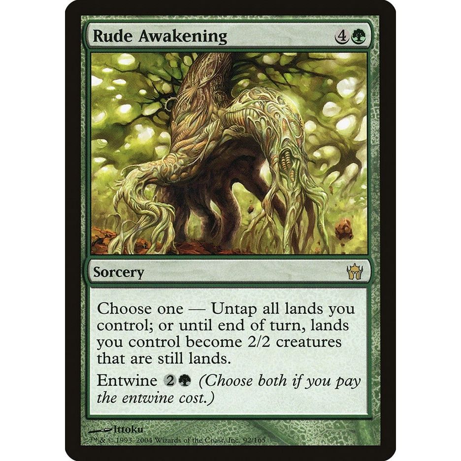Image for Rude Awakening (92) (5DN) - Magic: The Gathering