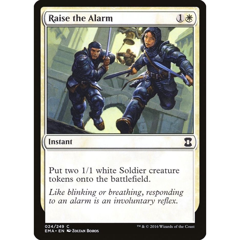 Image for Raise the Alarm (24) (EMA) - Magic: The Gathering