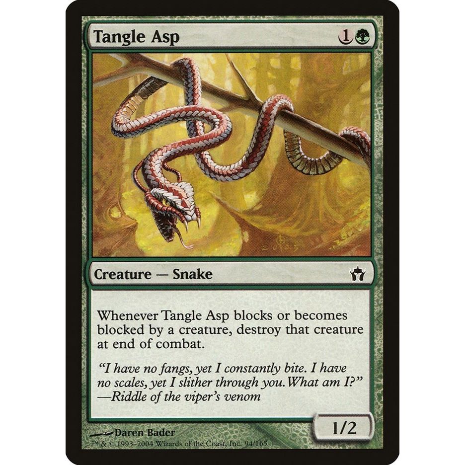 Image for Tangle Asp (94) (5DN) - Magic: The Gathering