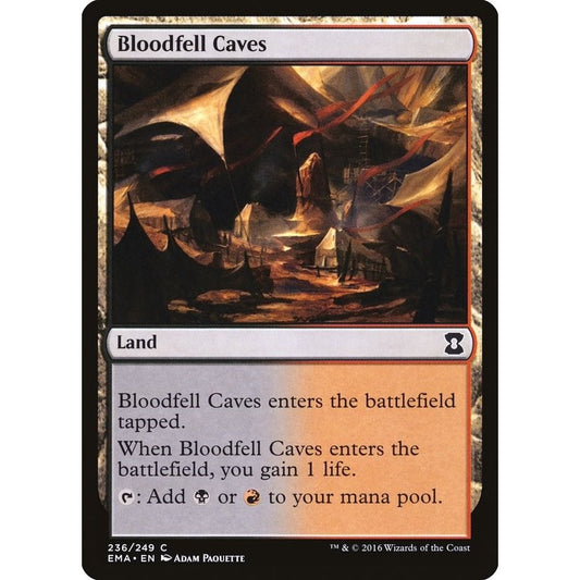 Image for Bloodfell Caves (236) (EMA) - Magic: The Gathering